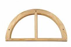 Окно деревянное арка АР12