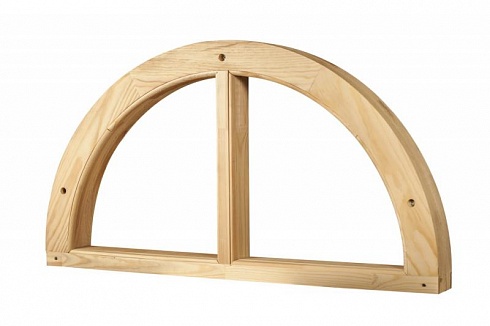 Окно деревянное арка АР09